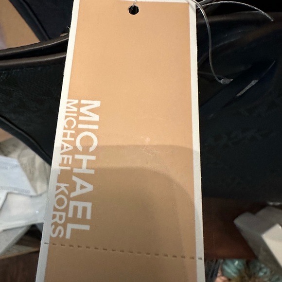 BLACK FRIDAY SALE πππ Michael Kors Maple Logo LG Tote Blue - Picture 4 of 7